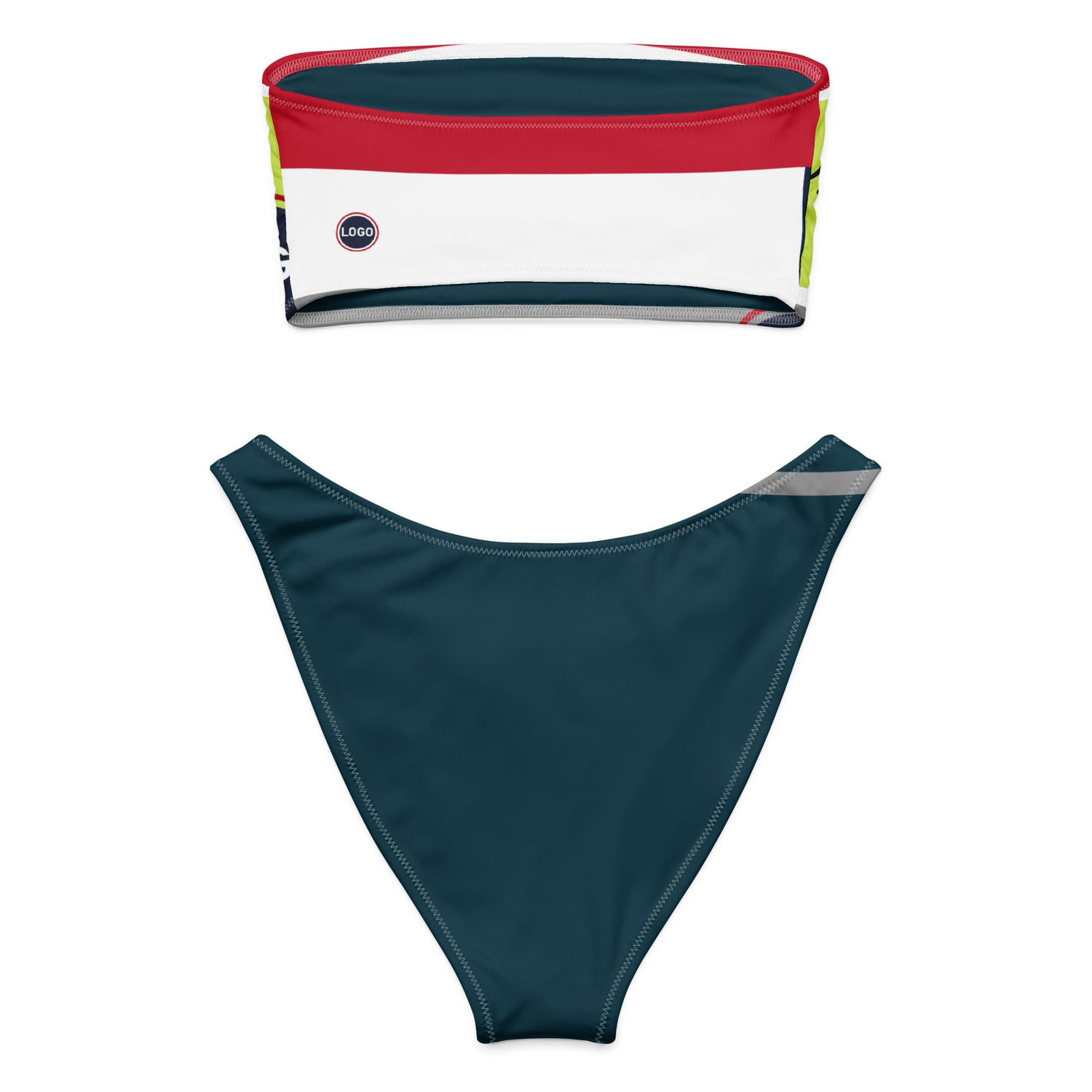 TOV Bandeau Bikini - Komplett individualisieren und bedrucken -  Time Of Vibes