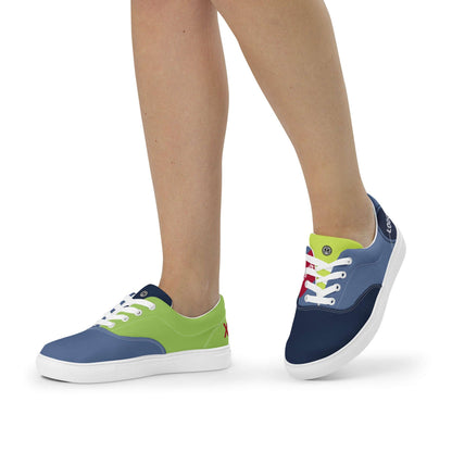 TOV Damen Low Sneaker - Canvas - Komplett bedrucken und individualisieren - Produktansicht - Time Of Vibes