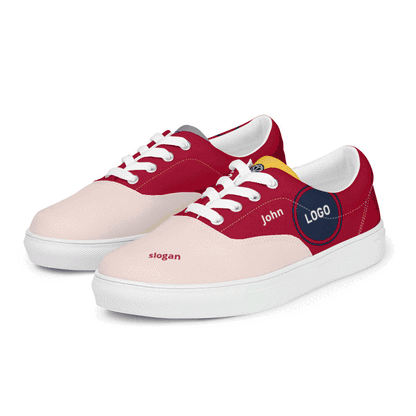 TOV Damen Low Sneaker - Canvas - Komplett bedrucken und individualisieren - Produktansicht - Time Of Vibes
