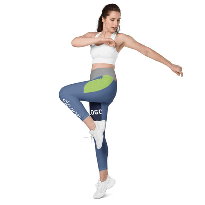 TOV Damen Leggins mit Taschen - Komplett bedrucken und individualisieren - Model - Time Of Vibes