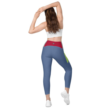 TOV Damen Leggins mit Taschen - Komplett bedrucken und individualisieren - Model - Time Of Vibes