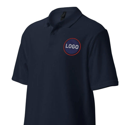TOV Polo Shirt bedrucken - besticken Herren - Dunkelblau Brust -Time Of Vibes