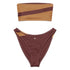 VIBES Bandeau-Bikini STRIPE (Braun) - Time Of Vibes