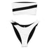 VIBES Bandeau-Bikini STRIPE (Weiß) - Time Of Vibes