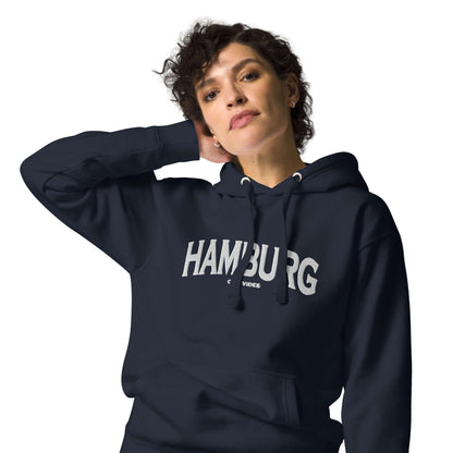 VIBES Hoodie Unisex | HAMBURG (Blau/Weiß) - Time Of Vibes