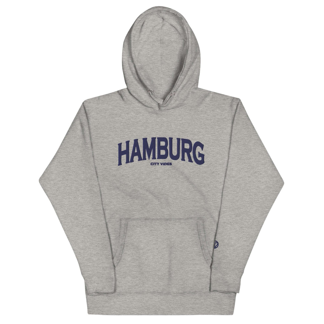 VIBES Hoodie Unisex | HAMBURG (Grau/Blau) - Time Of Vibes