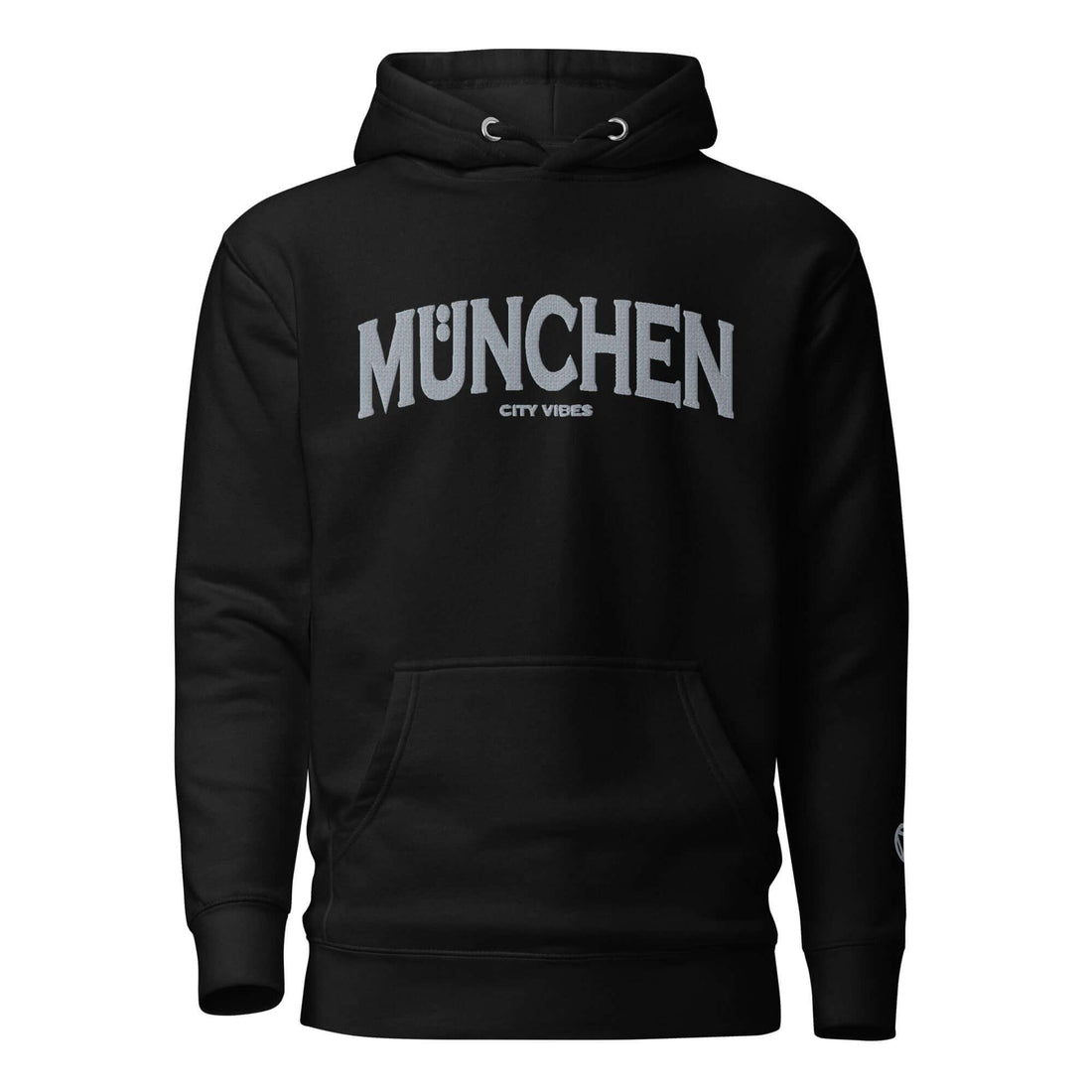VIBES Hoodie Unisex | MÜNCHEN (Schwarz/Grau) - Time Of Vibes