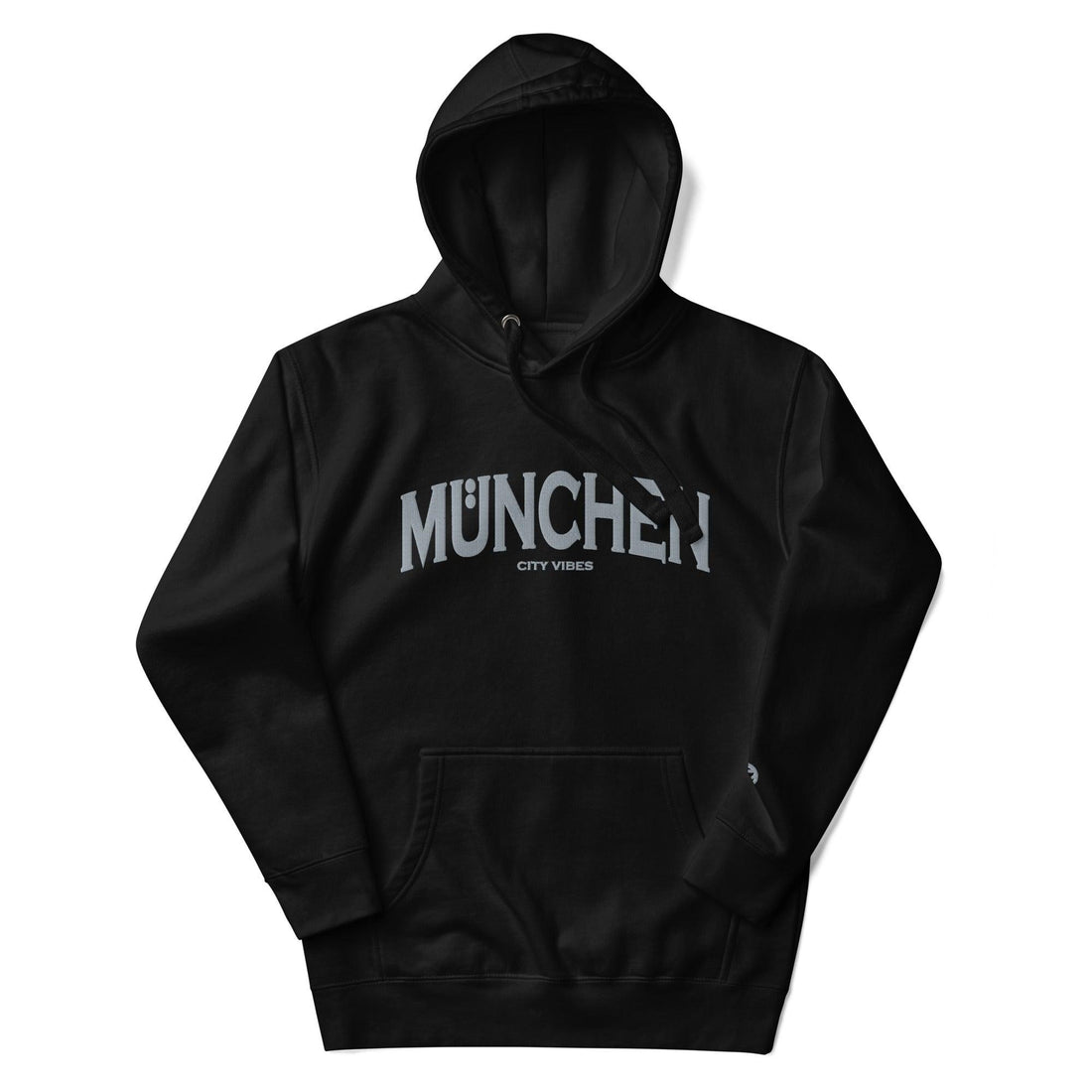 VIBES Hoodie Unisex | MÜNCHEN (Schwarz/Grau) - Time Of Vibes