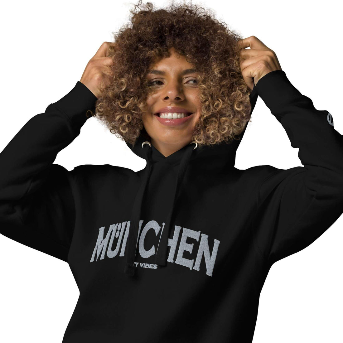 VIBES Hoodie City | MÜNCHEN (Schwarz/Grau) * Unisex - Time Of Vibes
