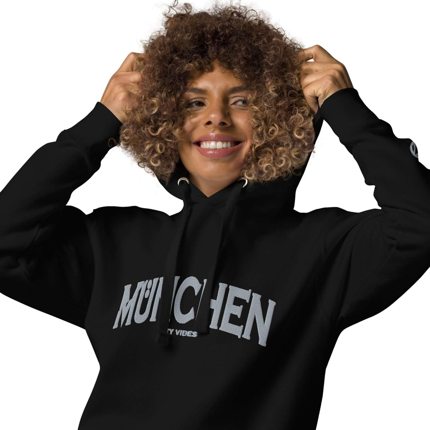 VIBES Hoodie Unisex | MÜNCHEN (Schwarz/Grau) - Time Of Vibes
