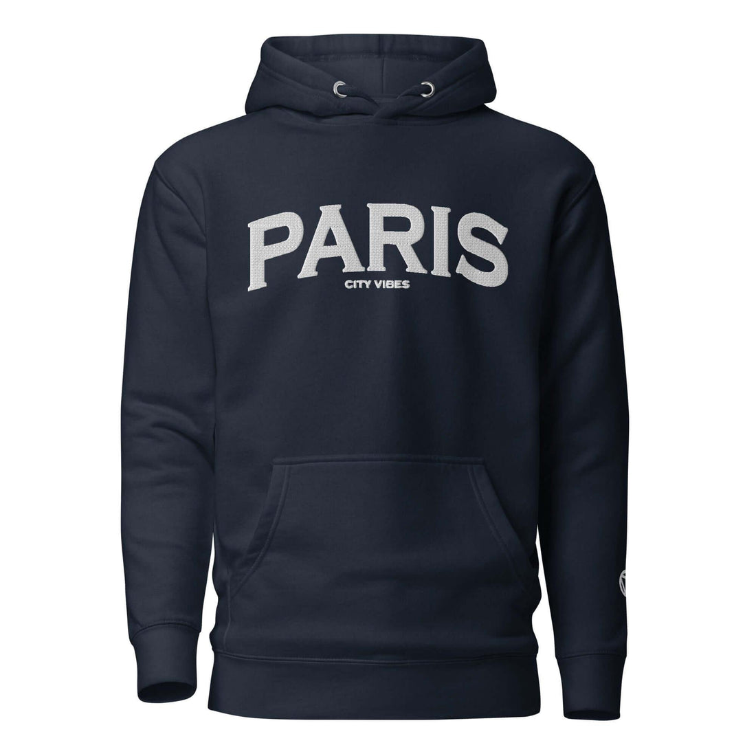 VIBES Hoodie Unsiex | PARIS (Navy/Weiß) - Time Of Vibes
