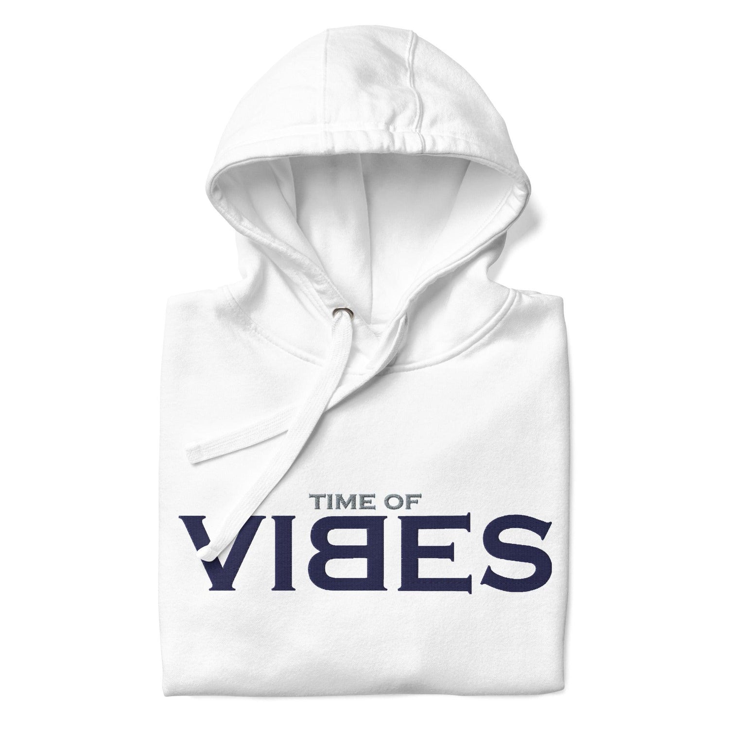 VIBES Hoodie TOV (Weiß/Blau) * Unisex - Time Of Vibes