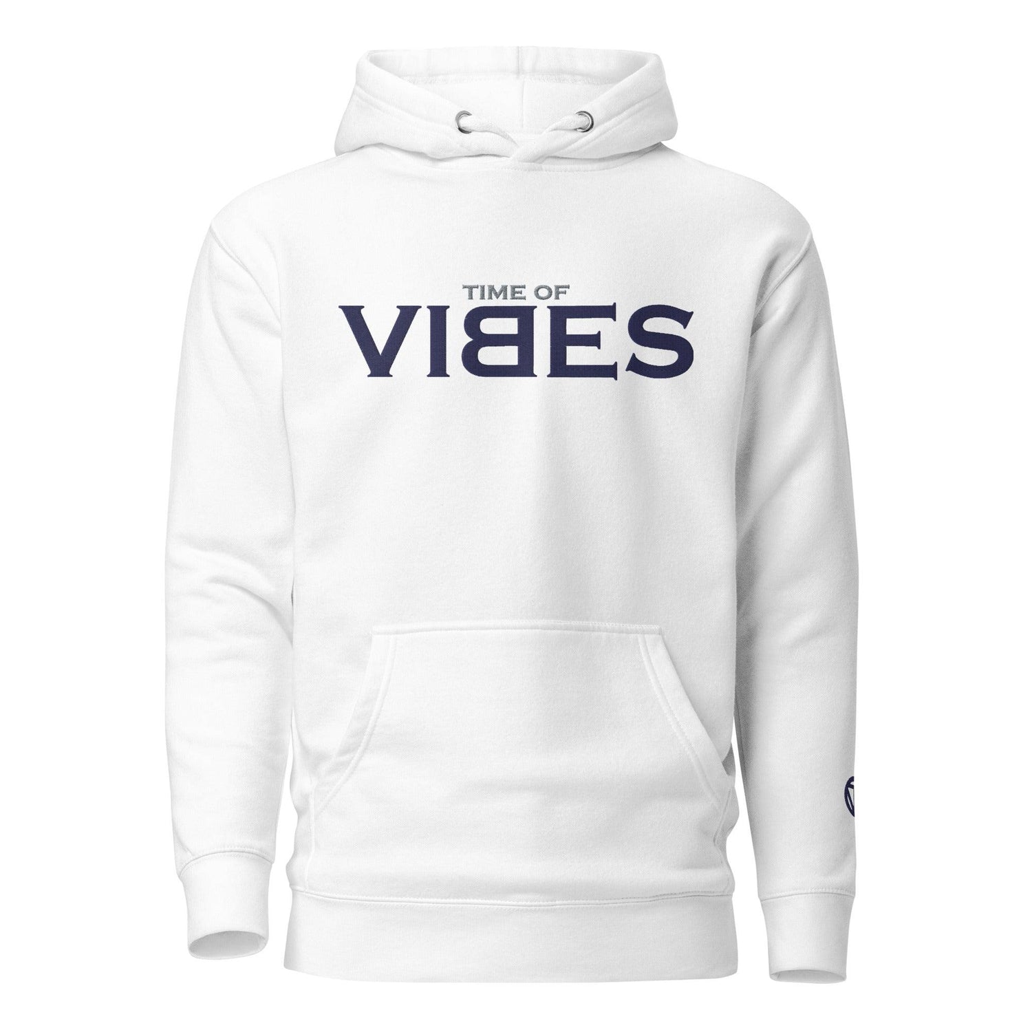 VIBES Hoodie TOV (Weiß/Blau) * Unisex - Time Of Vibes