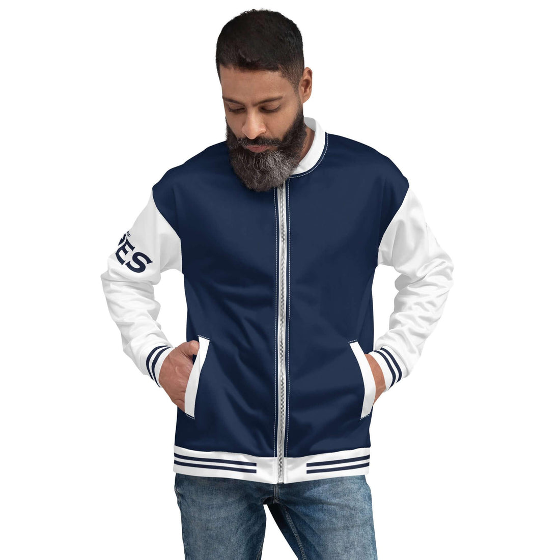 VIBES Jacke | COLLEGE (Blau) - Time Of Vibes