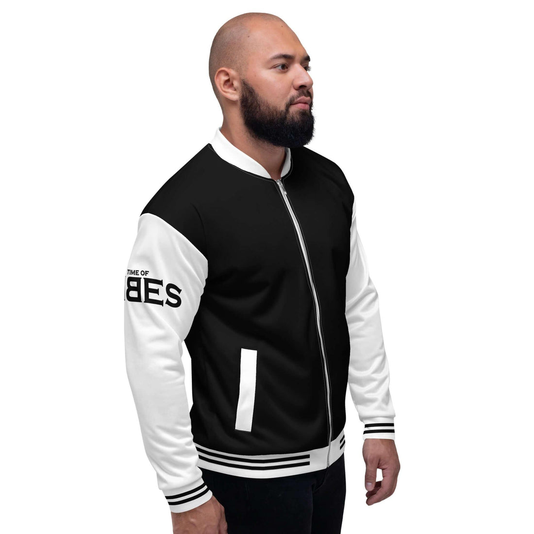 VIBES Jacke | COLLEGE (Schwarz) - Time Of Vibes