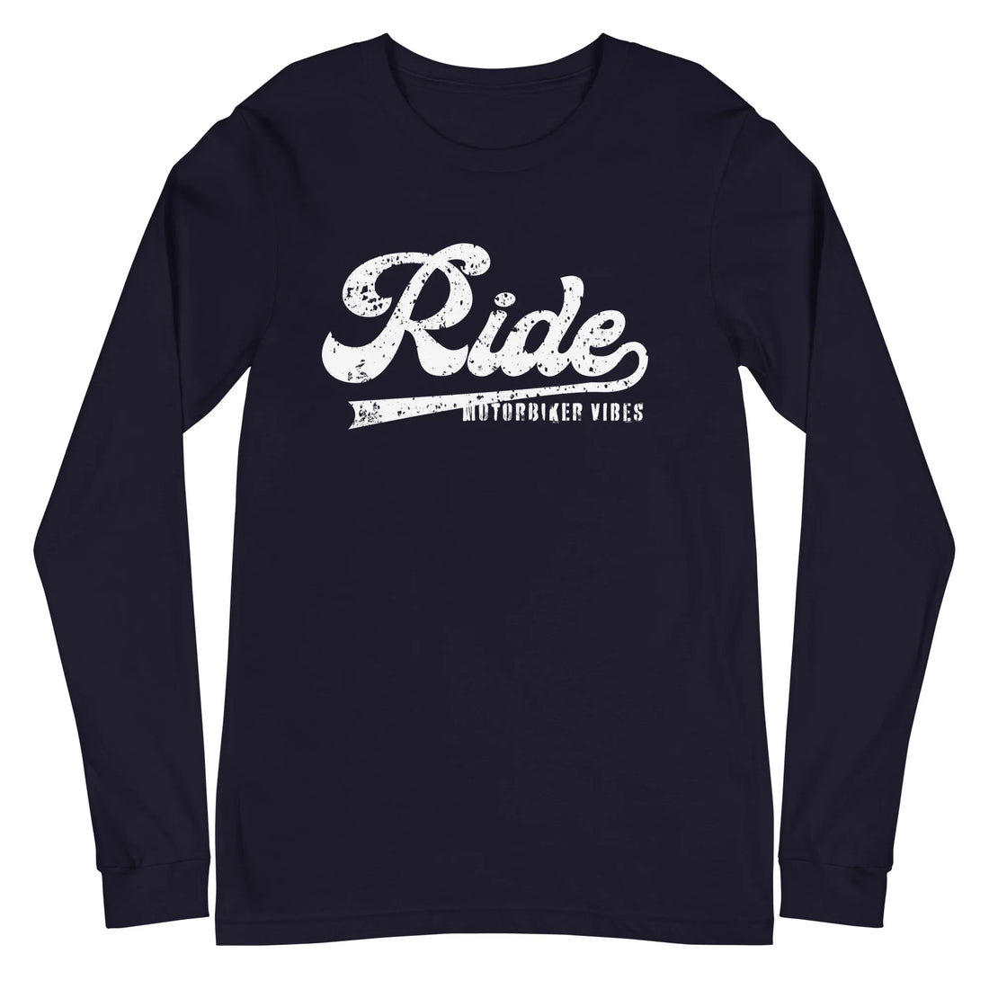 VIBES Langarmshirt | RIDE (Navy/Weiß) * Unisex - Time Of Vibes