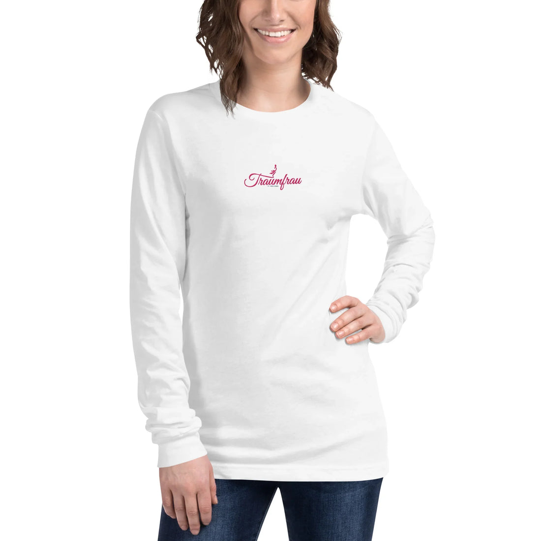 VIBES Langarmshirt | TRAUMFRAU (Weiß) * Damen - Time Of Vibes