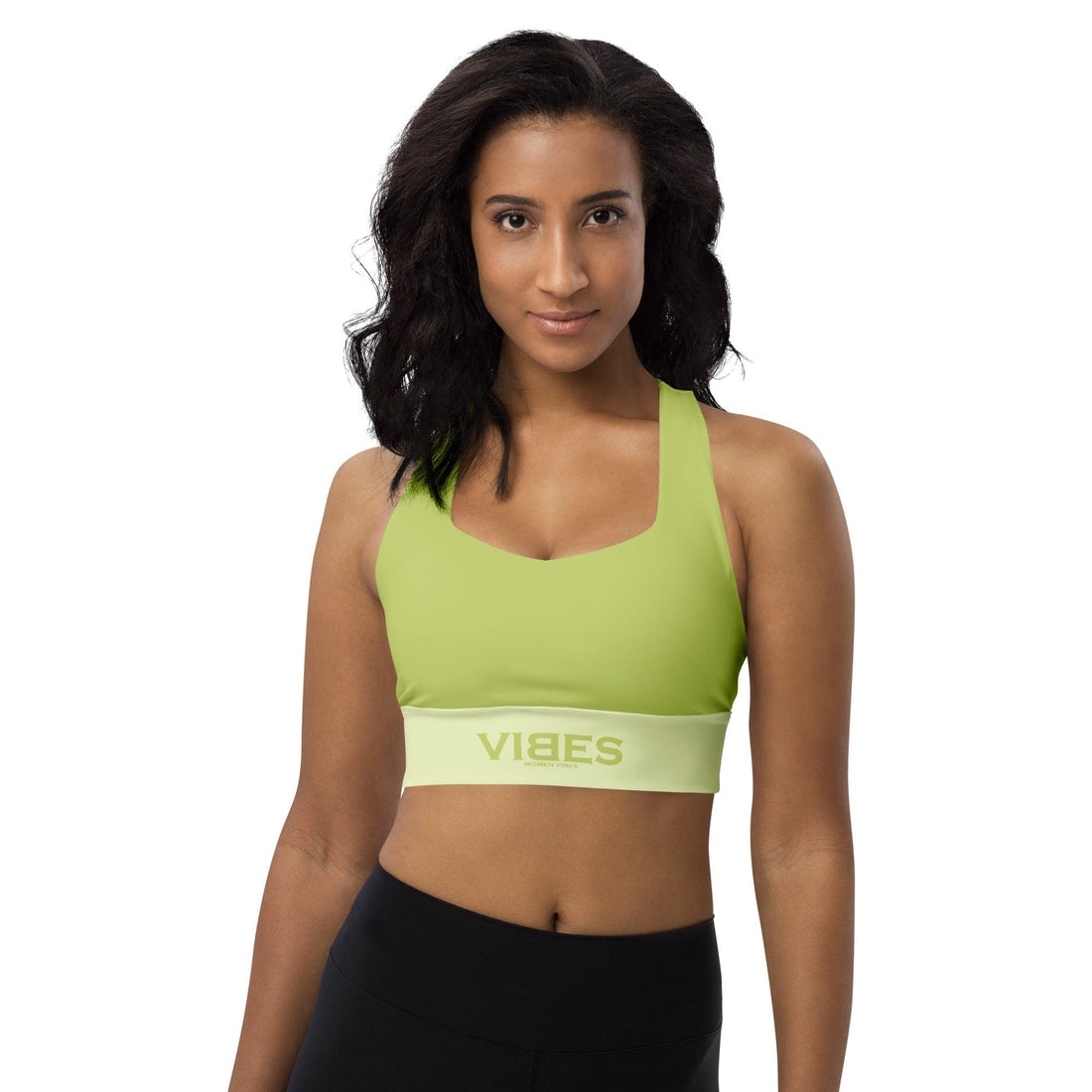 VIBES Langer Sport BH (Grün) - Time Of Vibes