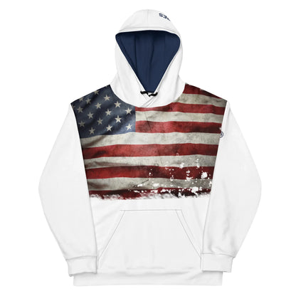VIBES Premium Hoodie | USA (Weiß) * Unisex