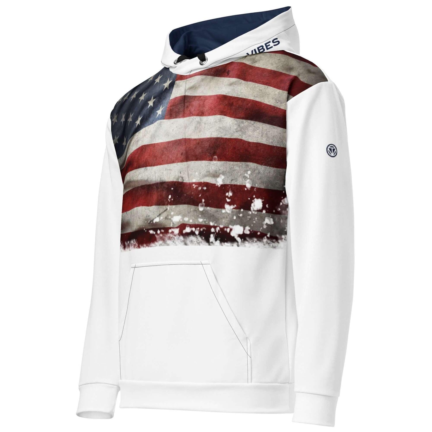 VIBES Premium Hoodie | USA (Weiß) - Time Of Vibes