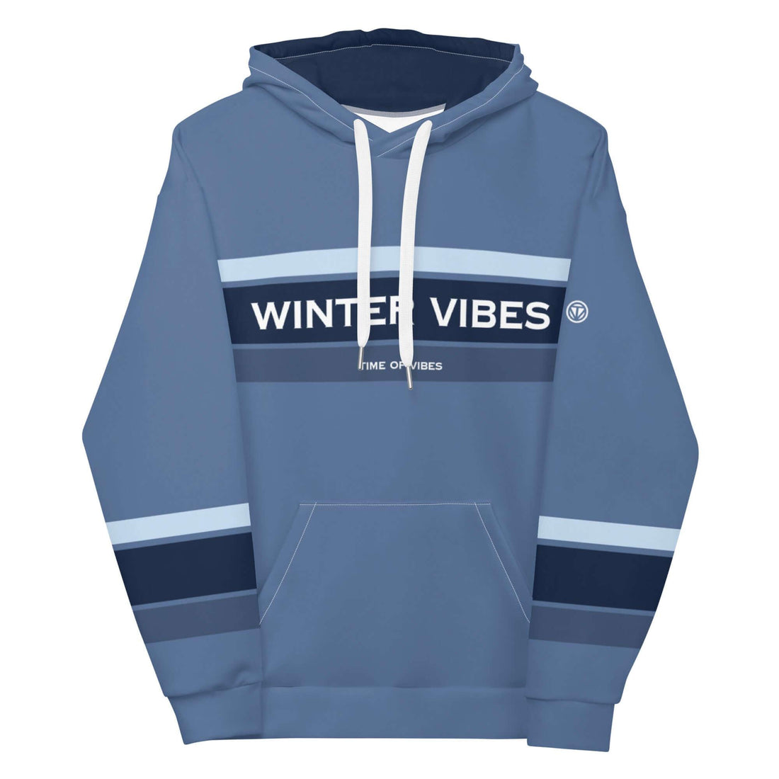 VIBES Premium Hoodie Unisex | WINTER (Blau) - Time Of Vibes