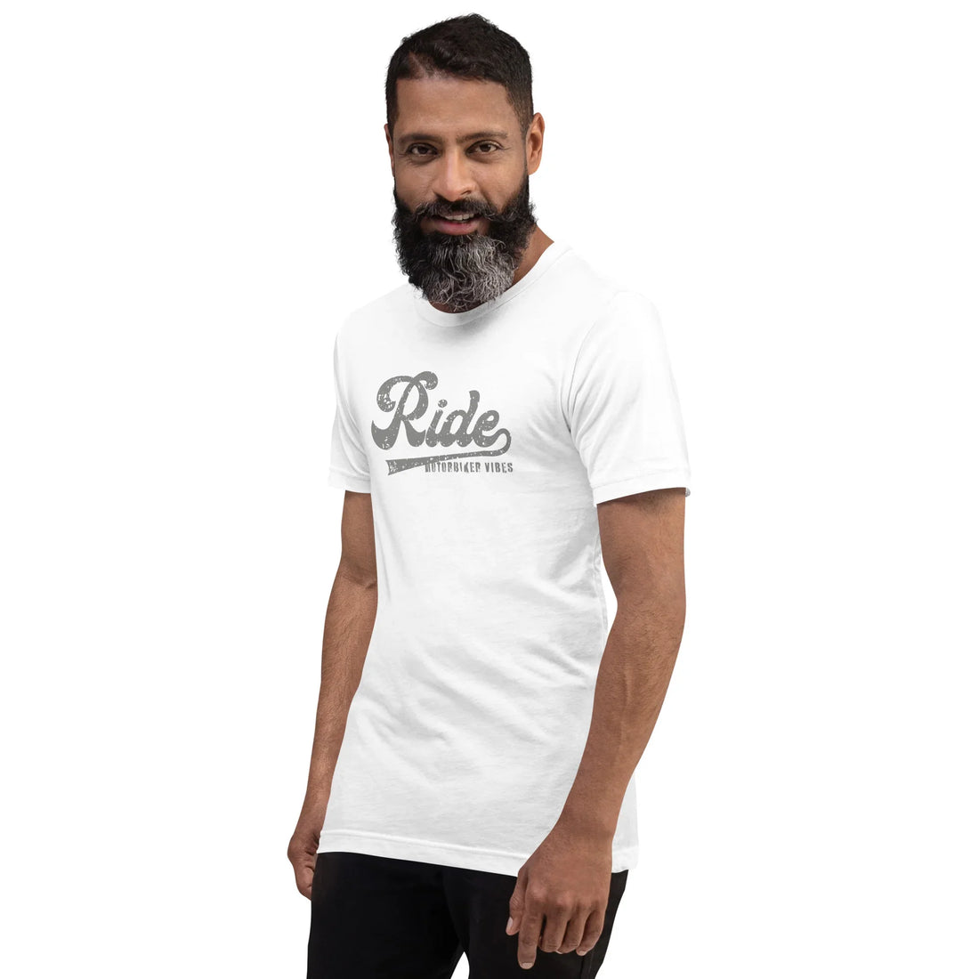 VIBES T-Shirt | RIDE (Weiß/Grau) * Unisex - Time Of Vibes