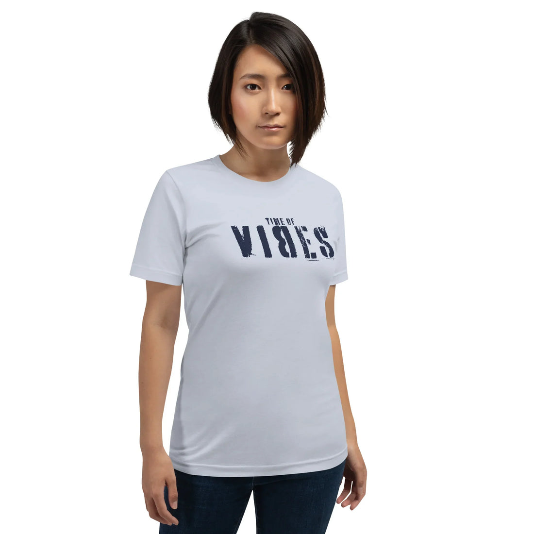 VIBES T-Shirt TOV (Hellblau/Blau) * Unisex - Time Of Vibes