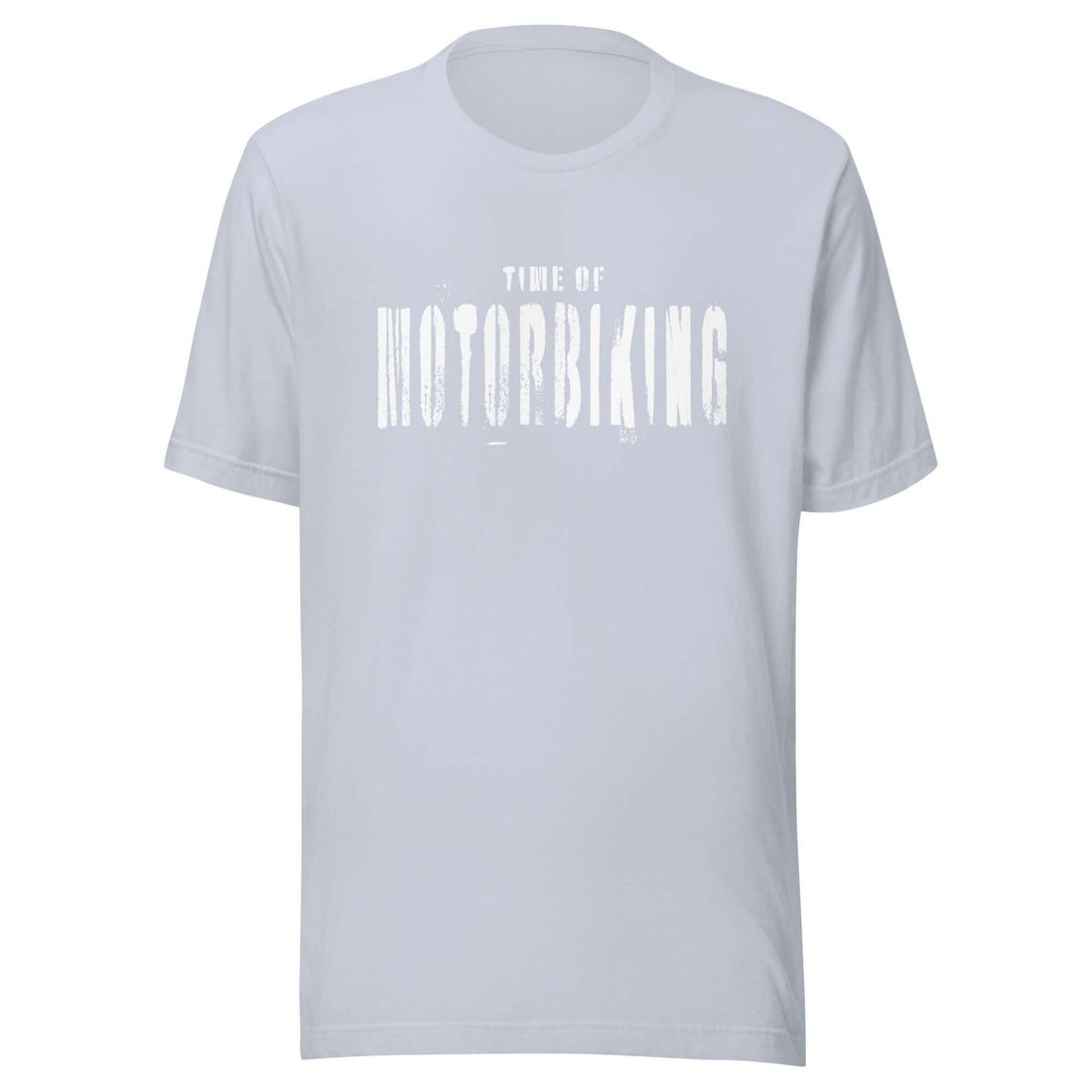 VIBES T-Shirt Baumwolle Herren | MOTORBIKING (Hellblau) - Time Of Vibes