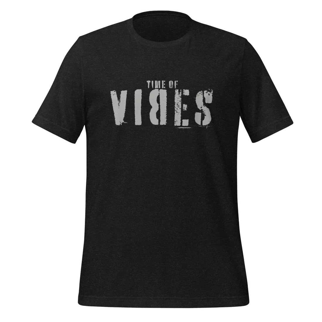 VIBES T-Shirt Baumwolle Herren (Schwarz - Silber) - Time Of Vibes