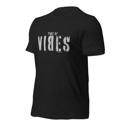 VIBES T-Shirt Baumwolle Herren (Schwarz - Silber) - Time Of Vibes