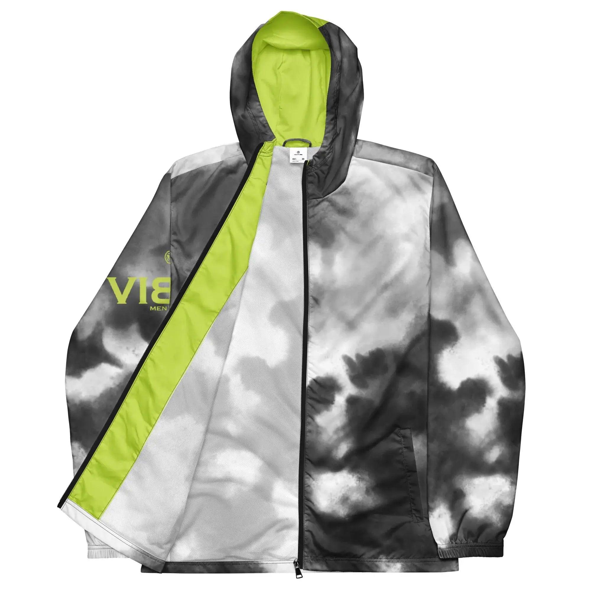 VIBES Windjacke | WATER (Grau/Grün) * Herren - Time Of Vibes