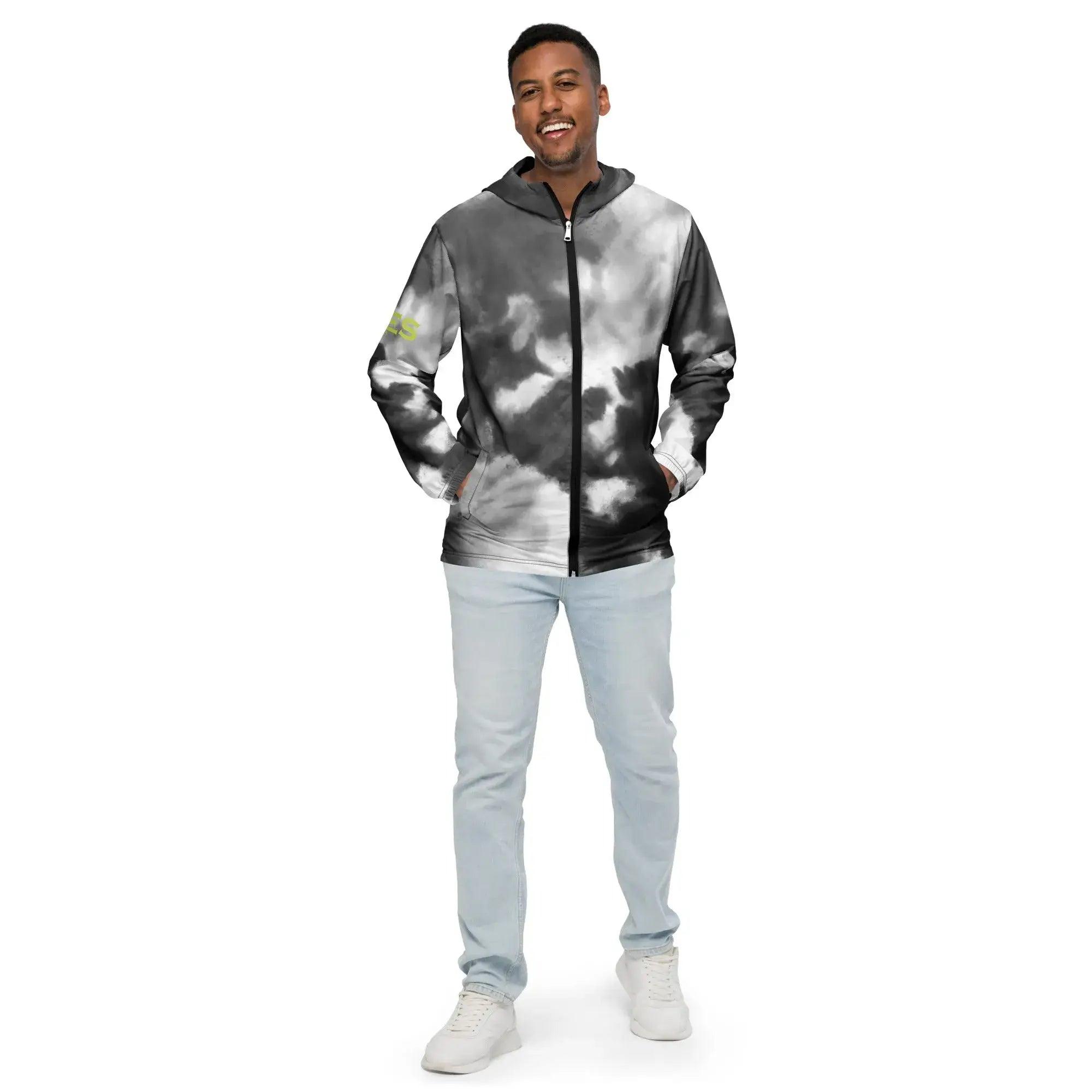 VIBES Windjacke | WATER (Grau/Grün) * Herren - Time Of Vibes