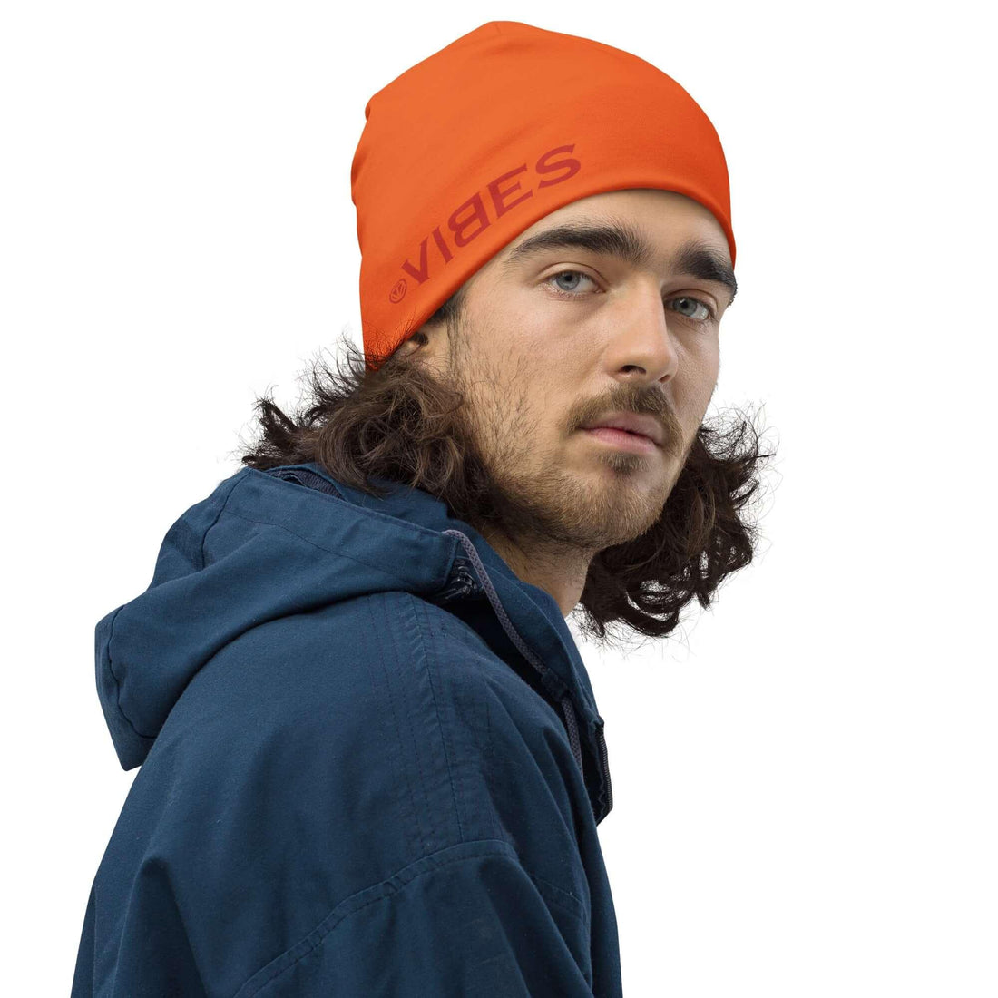 VIBES Beanie Unisex (Orange) - Time Of Vibes