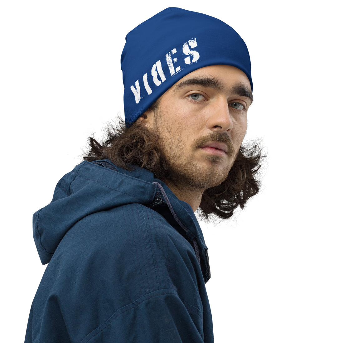 TOV Beanie | VIBES II (Blau/Weiß) * Unisex - Time Of Vibes