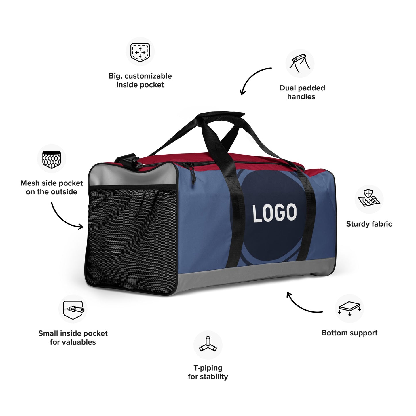 TIME OF VIBES - Travel Bag Demo CORPORATE - €159.00