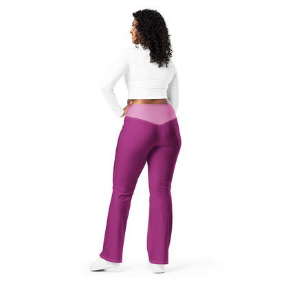 TOV Leggings mit Schlag | VIBES (Pink) - Time Of Vibes