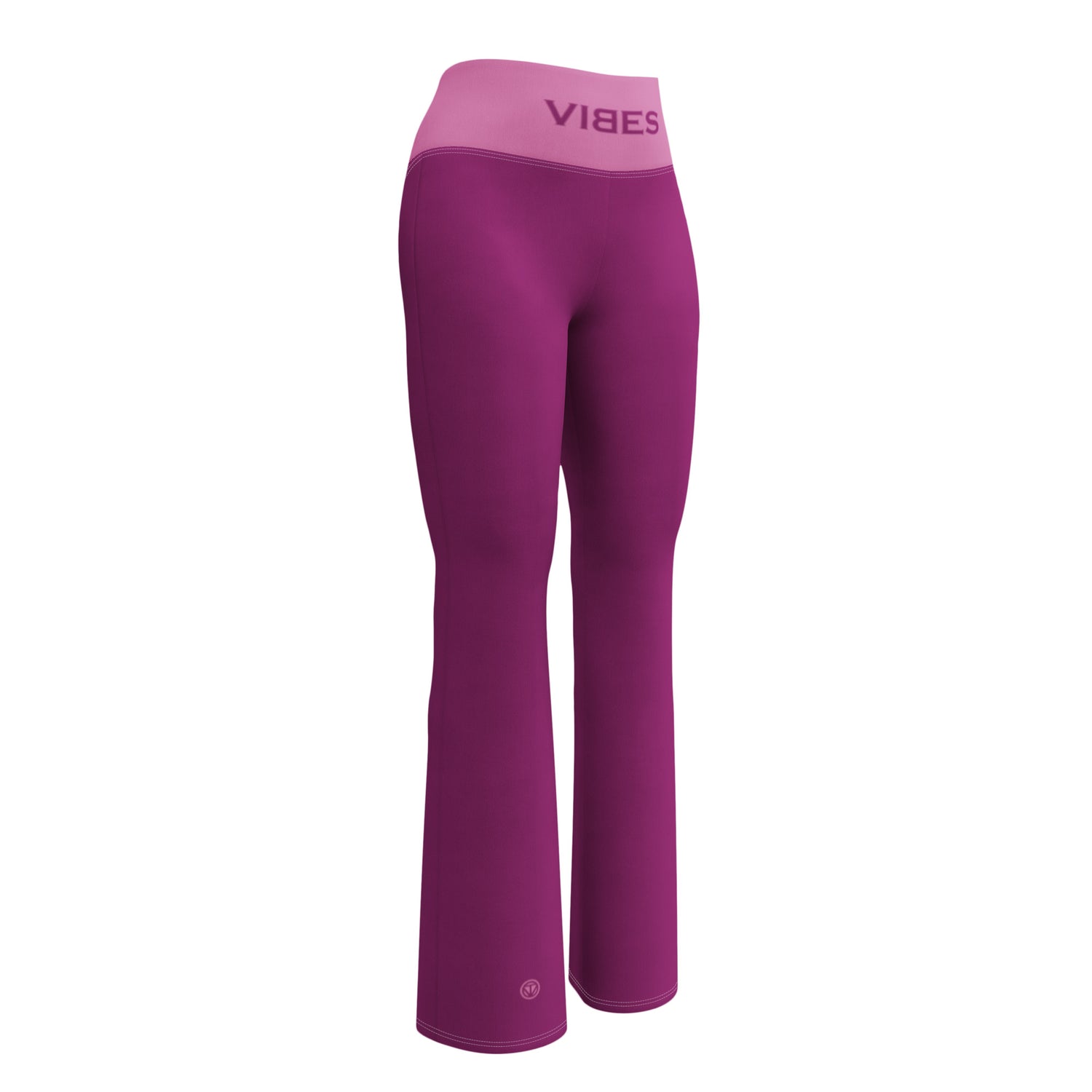 TOV Leggings mit Schlag | VIBES (Pink) - Time Of Vibes