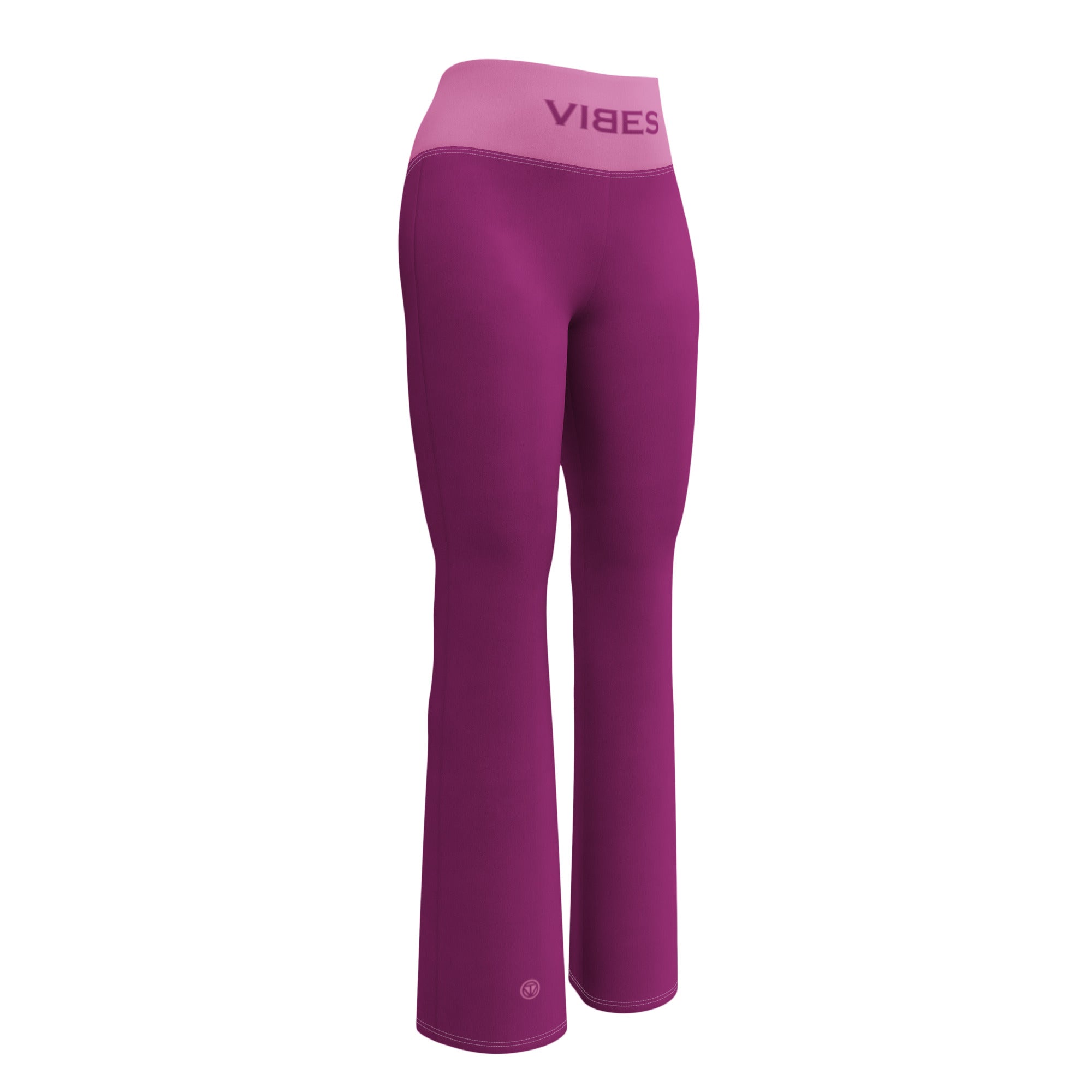 TOV Leggings mit Schlag | VIBES (Pink) - Time Of Vibes