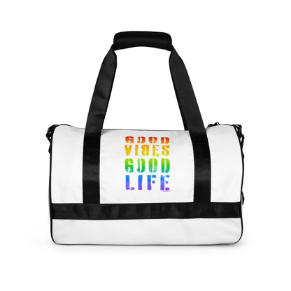 TOV Sporttasche | GOOD-LIFE LGBTQ (Weiß) - Time Of Vibes