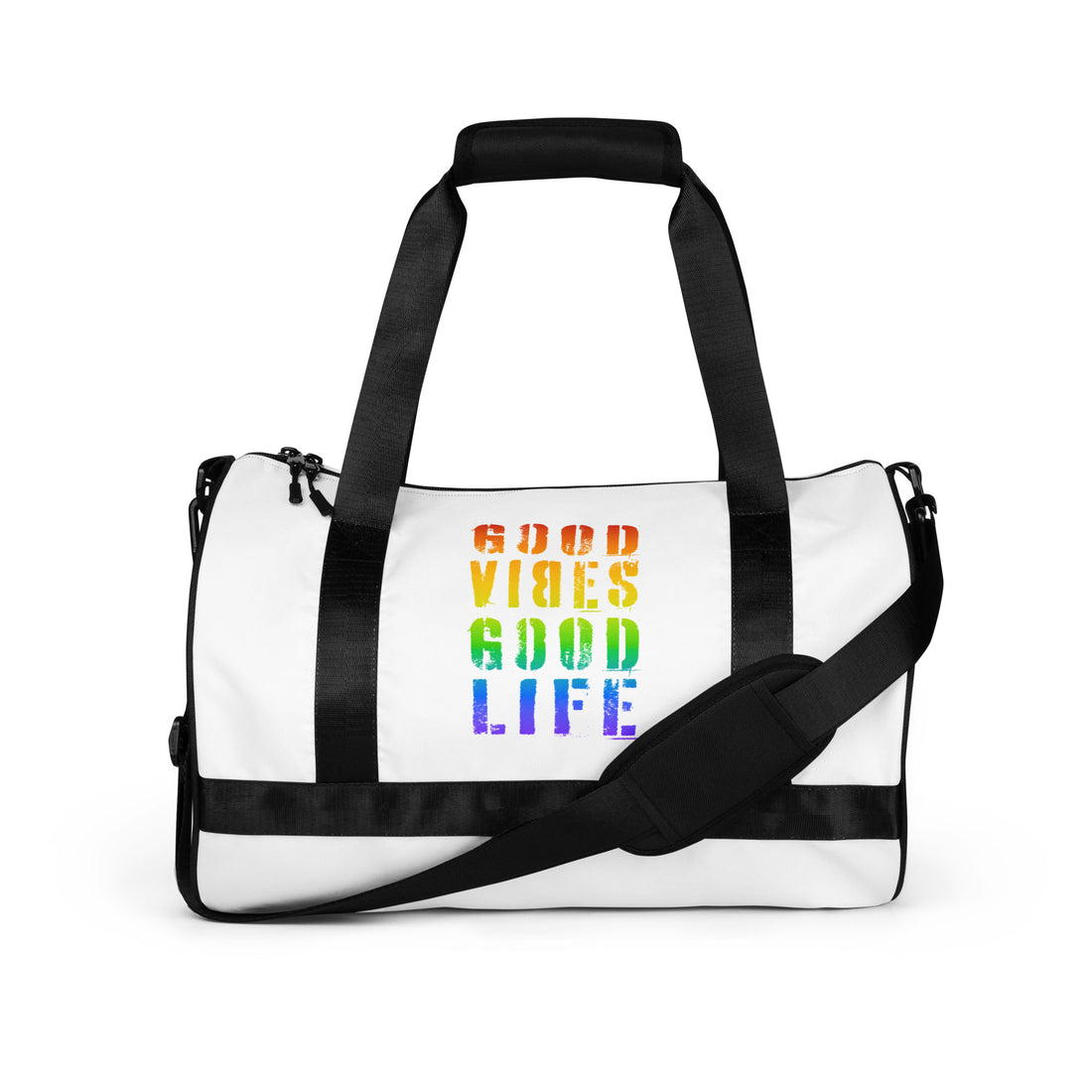 TOV Sporttasche | GOOD-LIFE LGBTQ (Weiß) - Time Of Vibes