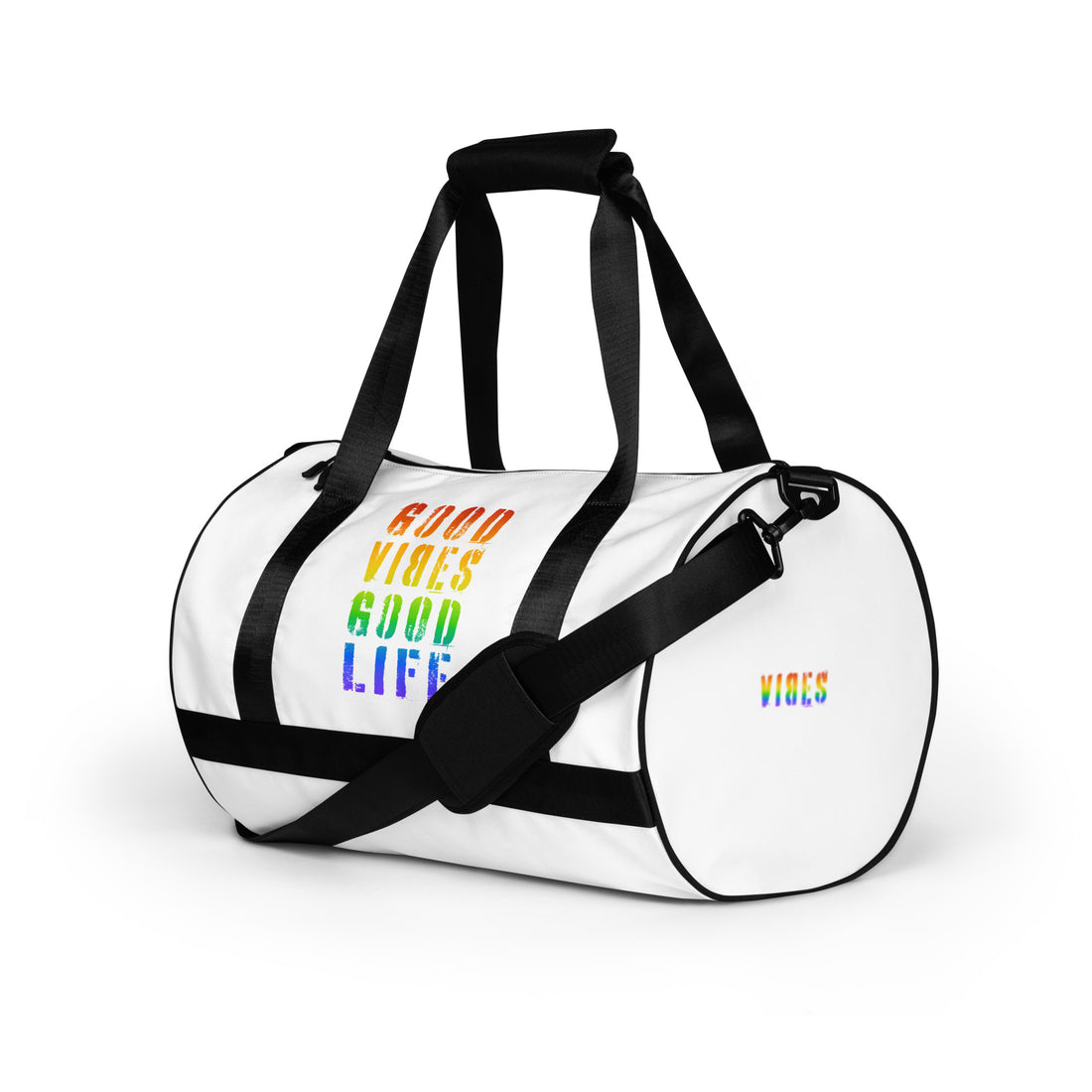 TOV Sporttasche | GOOD-LIFE LGBTQ (Weiß) - Time Of Vibes