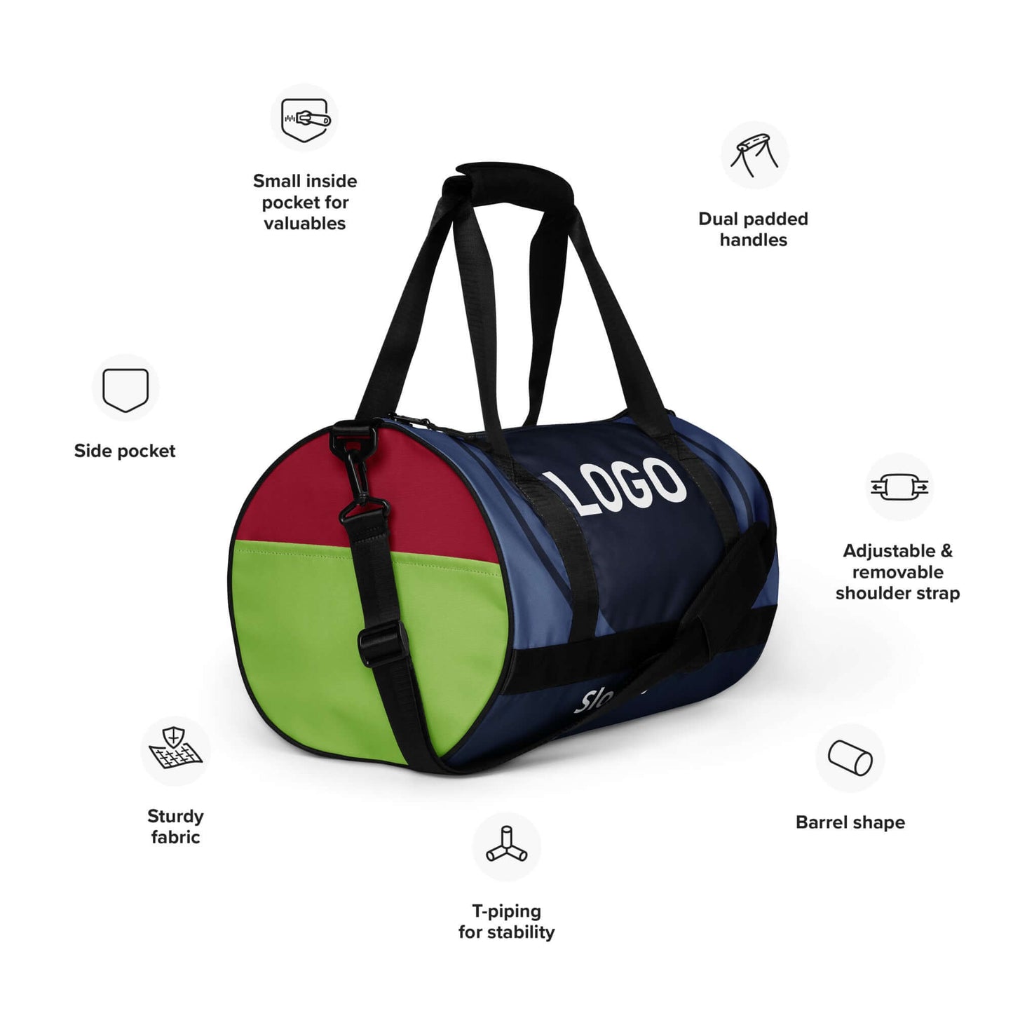 TIME OF VIBES - Sports Bag CORPORATE - €82.00