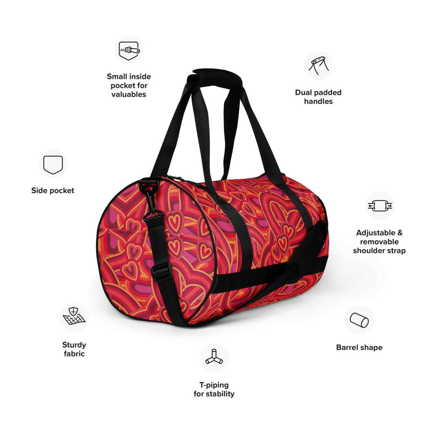 TIME OF VIBES - Sports Bag FULL OF LOVE - €85.00