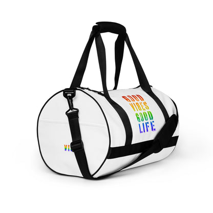 TOV Sporttasche | GOOD-LIFE LGBTQ (Weiß) - Time Of Vibes