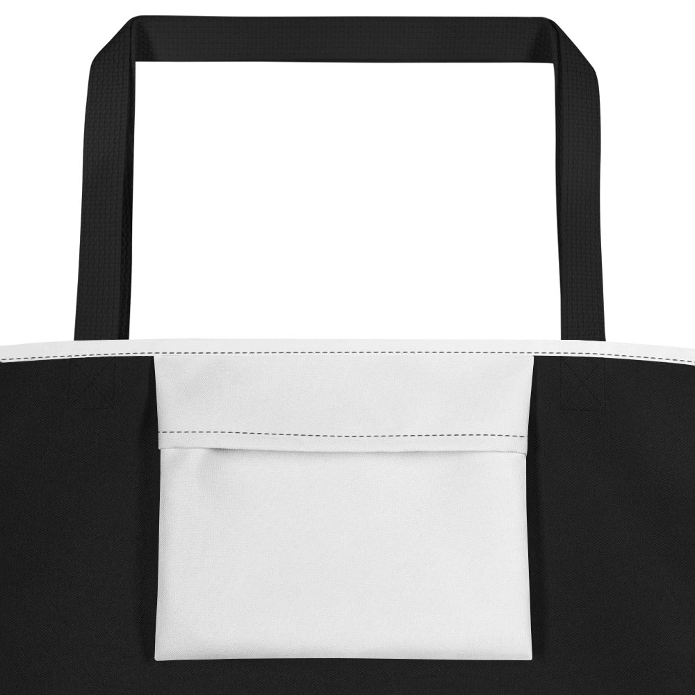 TIME OF VIBES - Large Tote Bag (White) - €45.00