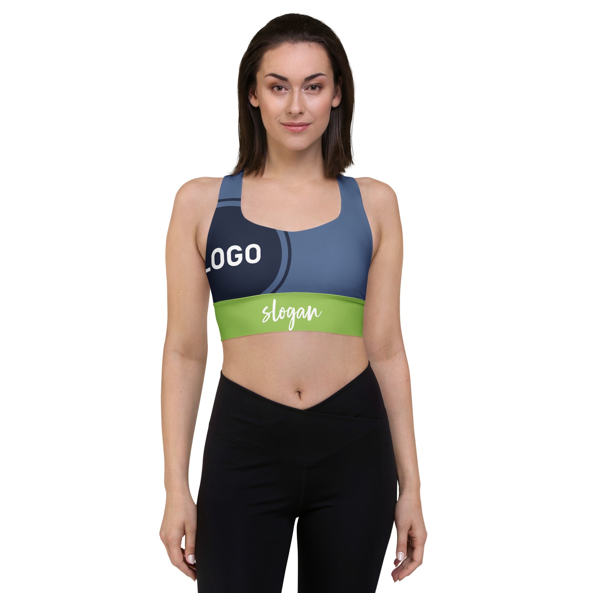 TIME OF VIBES - Longline sports bra CORPORATE - €59.00