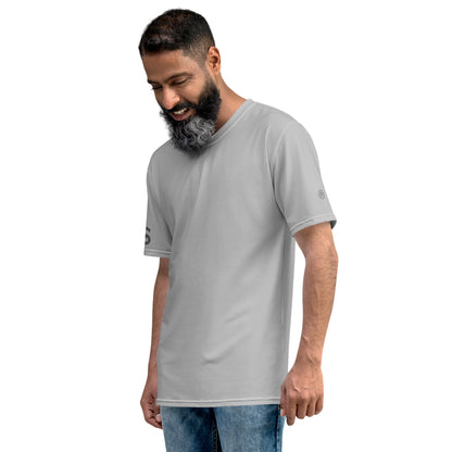 TOV Herren Premium T-Shirt VIBESONE (Silber/Grau)