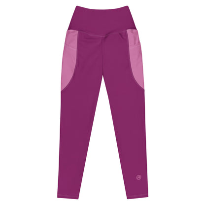 TOV Leggins mit Taschen (Pink) - Time Of Vibes