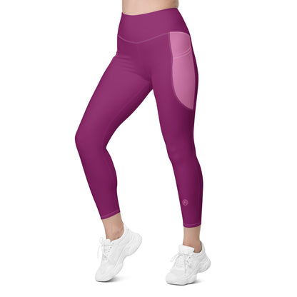 TOV Leggins mit Taschen (Pink) - Time Of Vibes