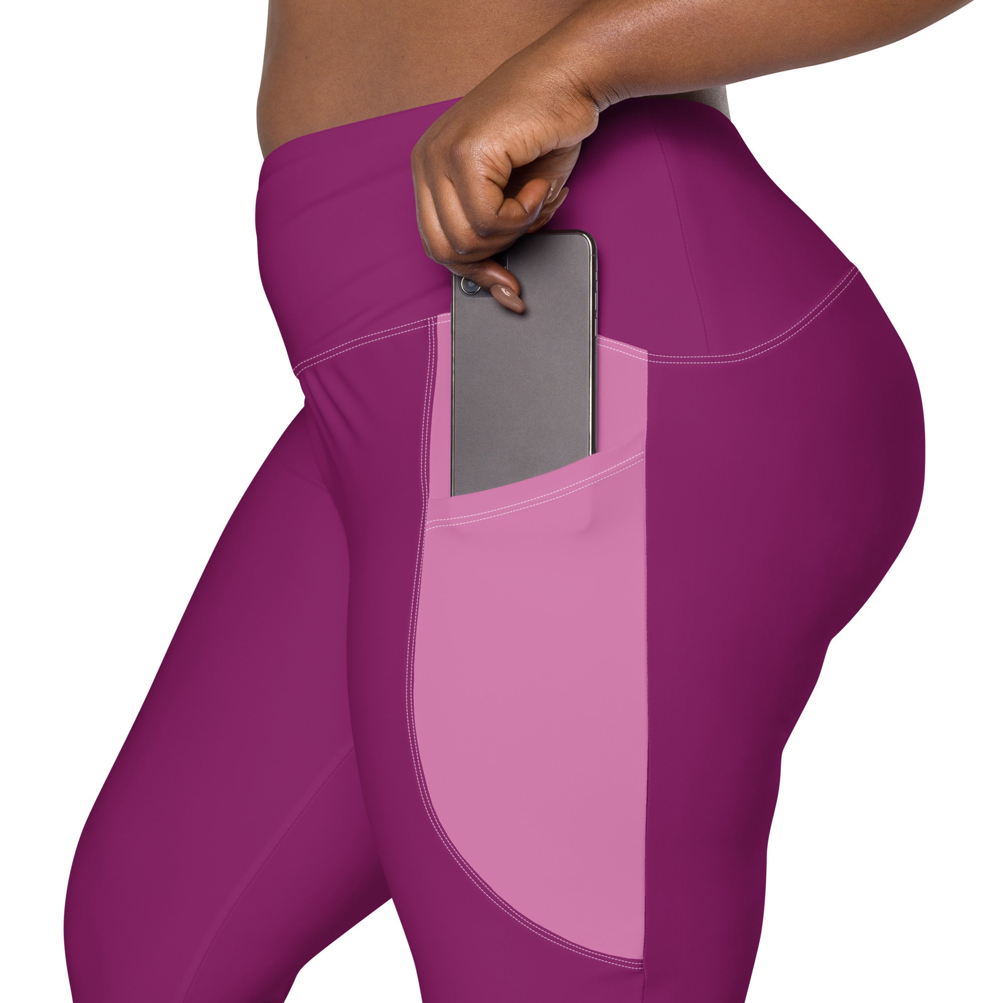TOV Leggins mit Taschen (Pink) - Time Of Vibes